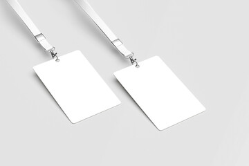 ID Card blank mockup