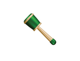 stick grenade icon 3d illustration render