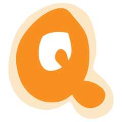 hand drawing unique ugly abjad font