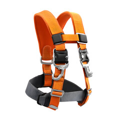 Orange Dog Harness, isolated on white background