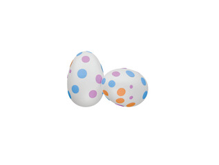 easter egg icon 3d illustration render