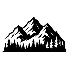 Fototapeta premium mountain range. vector illustration