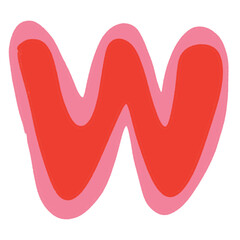 hand drawing unique ugly abjad font