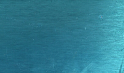 Brushed Turquoise Metal Texture Background for Industrial Design