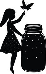 girl with a jar of honey