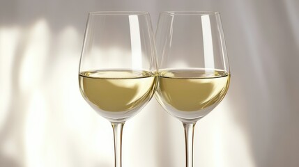 photo white wine glasses