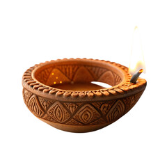 Fototapeta premium 3D Traditional Indian Oil Lamp