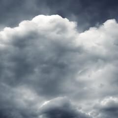 Fototapeta premium Clouds Gathering Over the Plains
