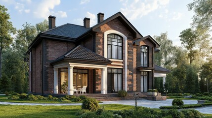 minimalism thin line house