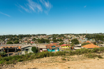 Cityscape of Sao Francisco de Paula, Cipó and Rincão neighborhoods - Rio Grande do Sul, Brazil