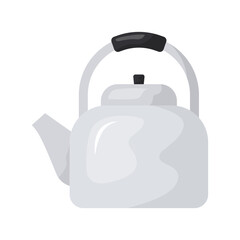 Kettle icon. coffee pot, coffee, pot, carafe, brew, hot, drink, glass, caffeine. Vector Icon Illustration