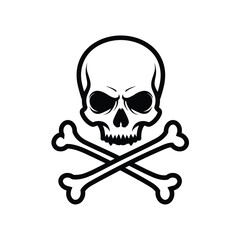 Skull and Crossbones A Classic Symbol of Danger and Mortality