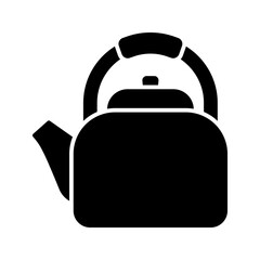 Kettle icon. coffee pot, coffee, pot, carafe, brew, hot, drink, glass, caffeine. Vector Icon Illustration