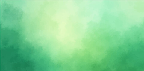 Elegant Green Watercolor Background Vector with Space for Text