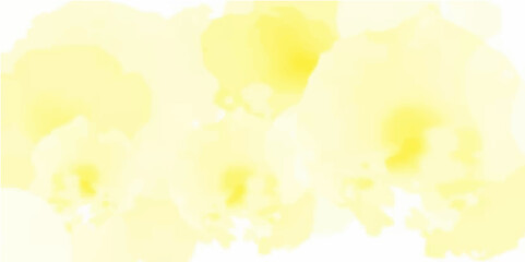 Abstract Yellow Watercolor Background for Web and Print