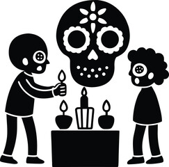 vector illustration of a movie