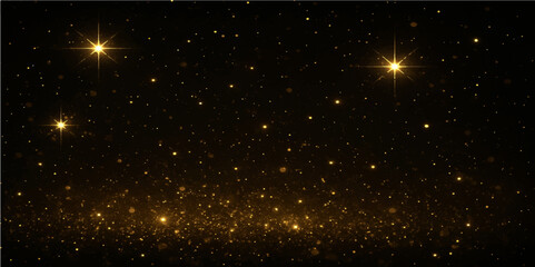 Fototapeta premium Abstract space background with glittering stars and particles