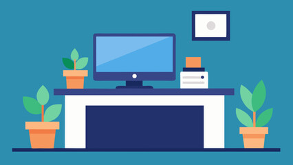 Living room interior with a modern flat screen television mounted on the wall above a sleek media console and comfortable sofa