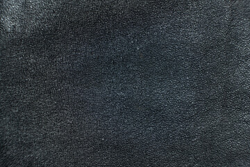 Black Leather Material Texture in Macro View
