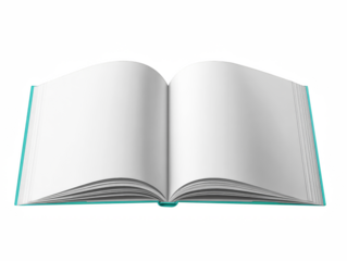 Blank Open Book Mockup for Educational and Creative Purposes