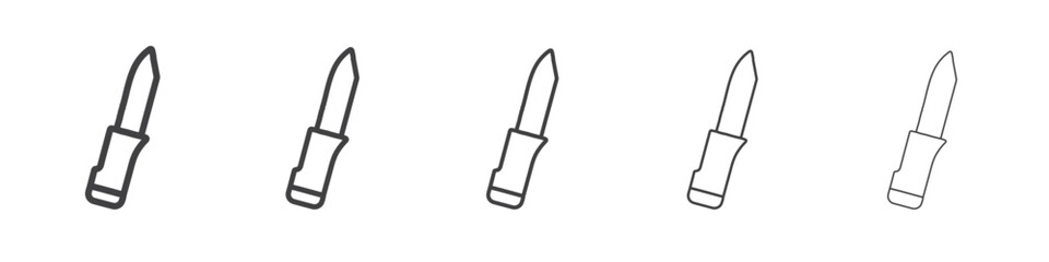 lookout tower icon flat thin illustration symbol