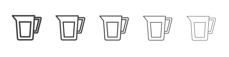 peeler icon flat thin illustration symbol