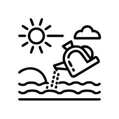 vector illustration of a ship