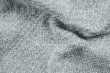 Macro View of Aged Cotton Polyester Cloth Surface with Fuzz and Wear.