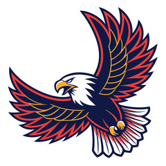 Obraz premium Soaring Eagle Emblem