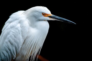 A White Heron in Contemplation