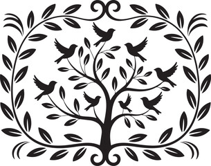 Obraz premium Botanical Butterfly Laser Cut Design Bundle