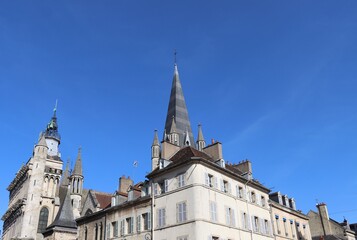 Fototapeta premium notre dame church in Dijon, France 