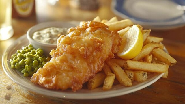british fish and chips video