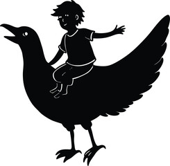 vector illustration of a chicken