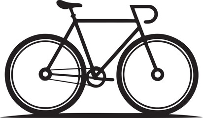 silhouette of a bicycle