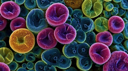 Microscopic structures high resolution photo