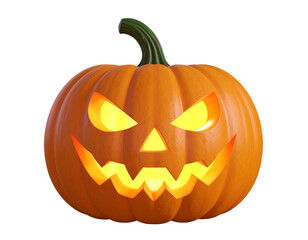 Halloween Pumpkin Head with Glowing Eyes 