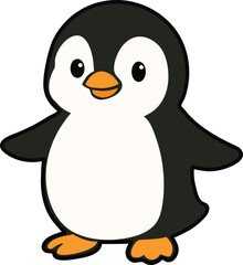 Cartoon Penguin Illustration