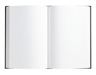 Open Book with Blank Pages