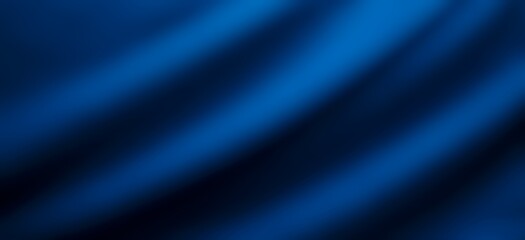 Blurred blue background, gradient color, similar to folds of cloth, diagonal waves from top right...