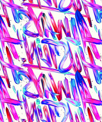 illustration watercolor vector alphabet design seamless, colorful creative texture typography print 
