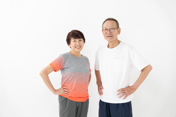 シニア 男女　ポートレート