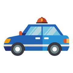 cartoon police car