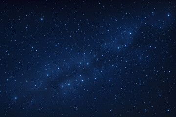 Fototapeta premium Starry Night Sky with Brilliant Constellations and a Deep Blue Canvas full of star
