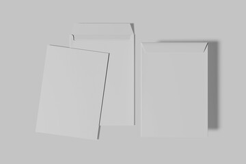C4 Envelope Mockup