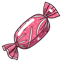 vector illustration of a candy