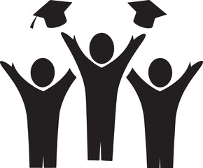 silhouette of friendship icon