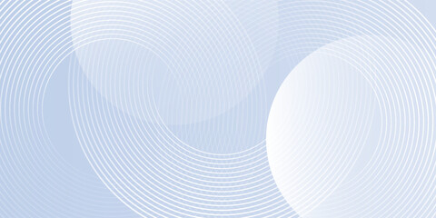 Fototapeta premium Abstract blue modern background with circle elements. Digital technology circle