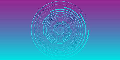 modern simple line pattern vector ilustration dotted circle