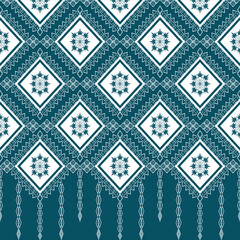 Fototapeta premium abstract ethnic geometric seamless pattern design ,repeating background texture wallpaper and clothing printing illustrations 300 dpi